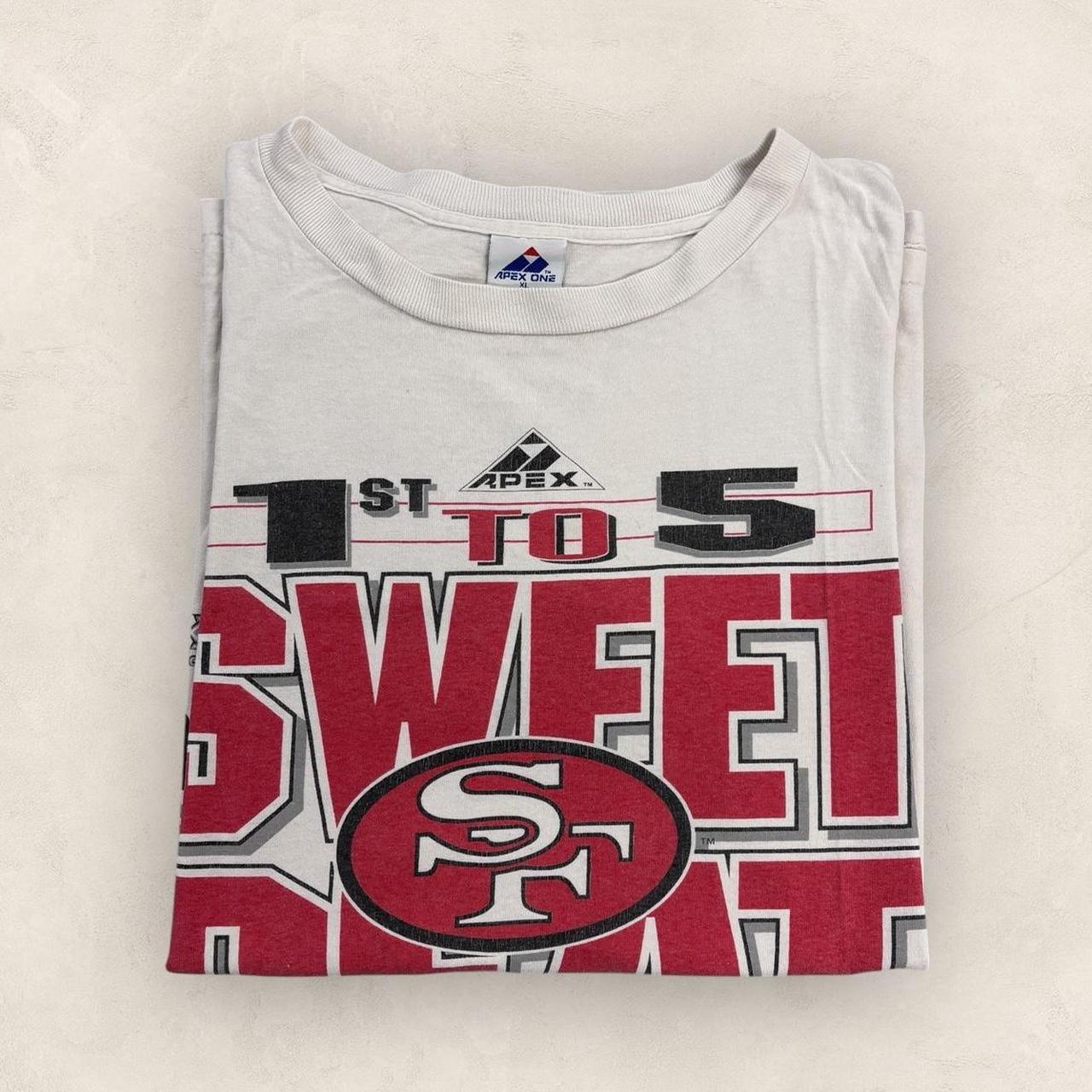 Vintage 90s USA San Francisco 49ers NFL American Football Super Bowl Champions graphic t-shirt