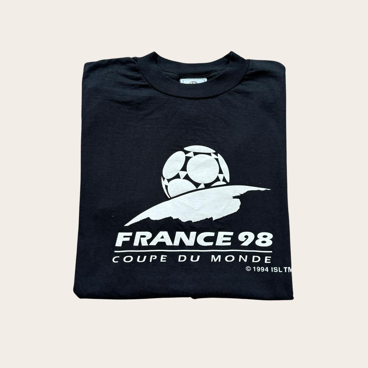 Vintage France 98 World Cup football tournament Coupe du Monde t-shirt