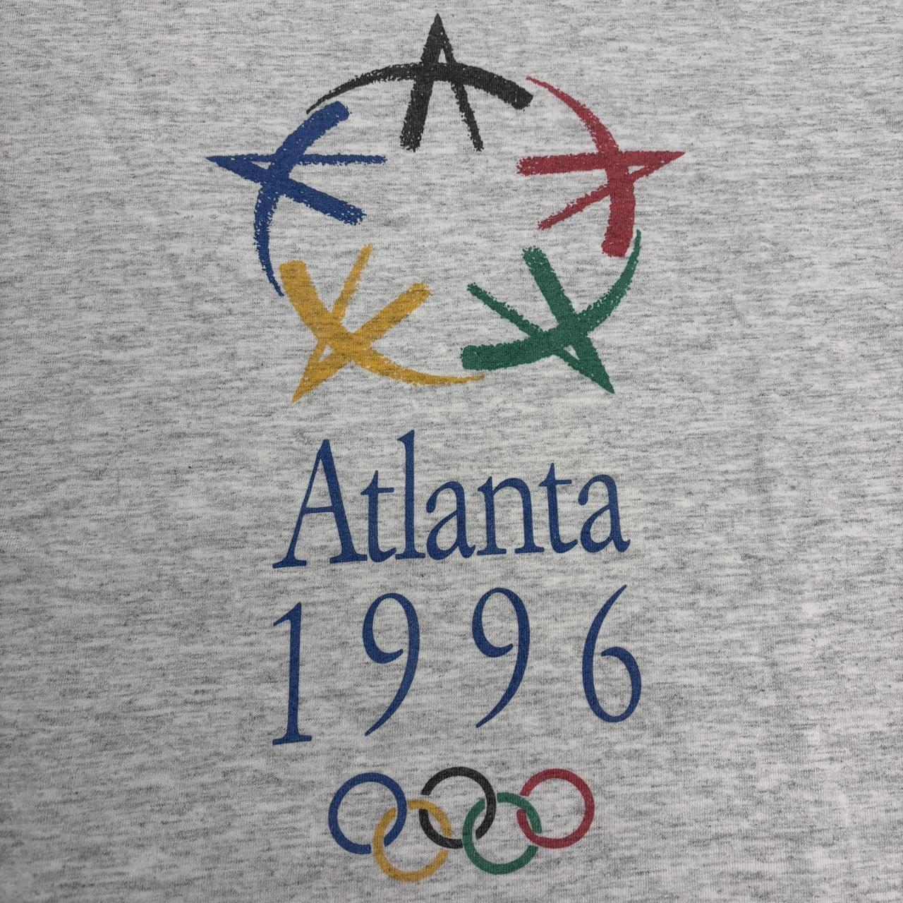 Vintage 90s USA Atlanta Olympics summer games athletics graphic t-shirt