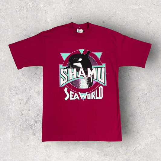 Vintage 90s USA Sea World Shamu theme park graphic t-shirt