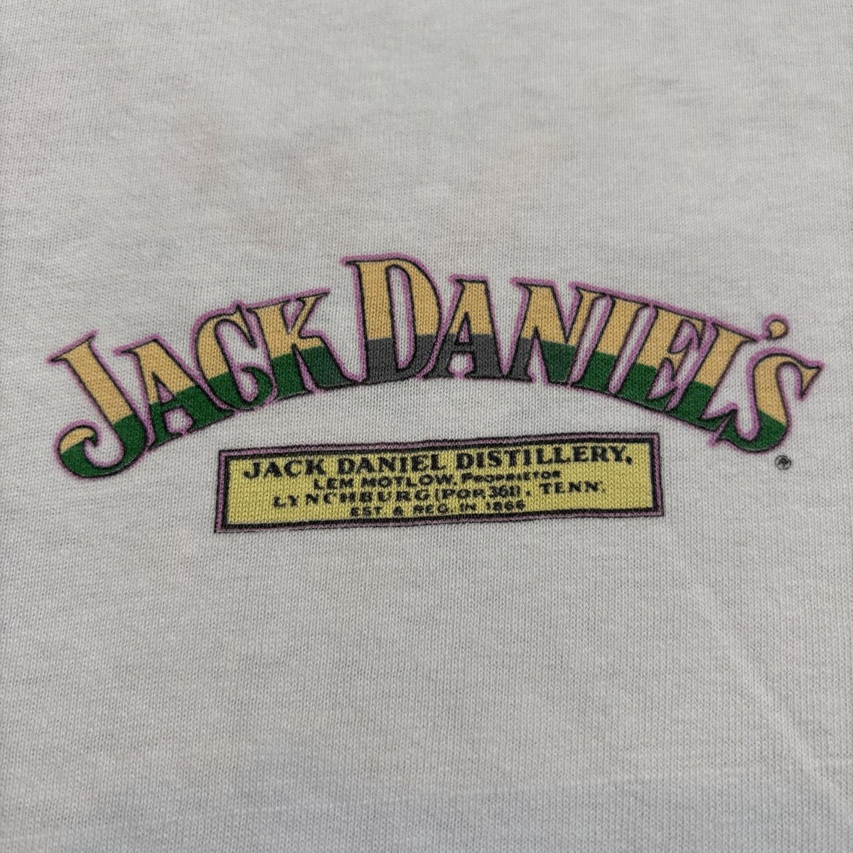 Vintage 90s USA Jack Daniel’s whiskey bourbon distillery Tennessee t-shirt