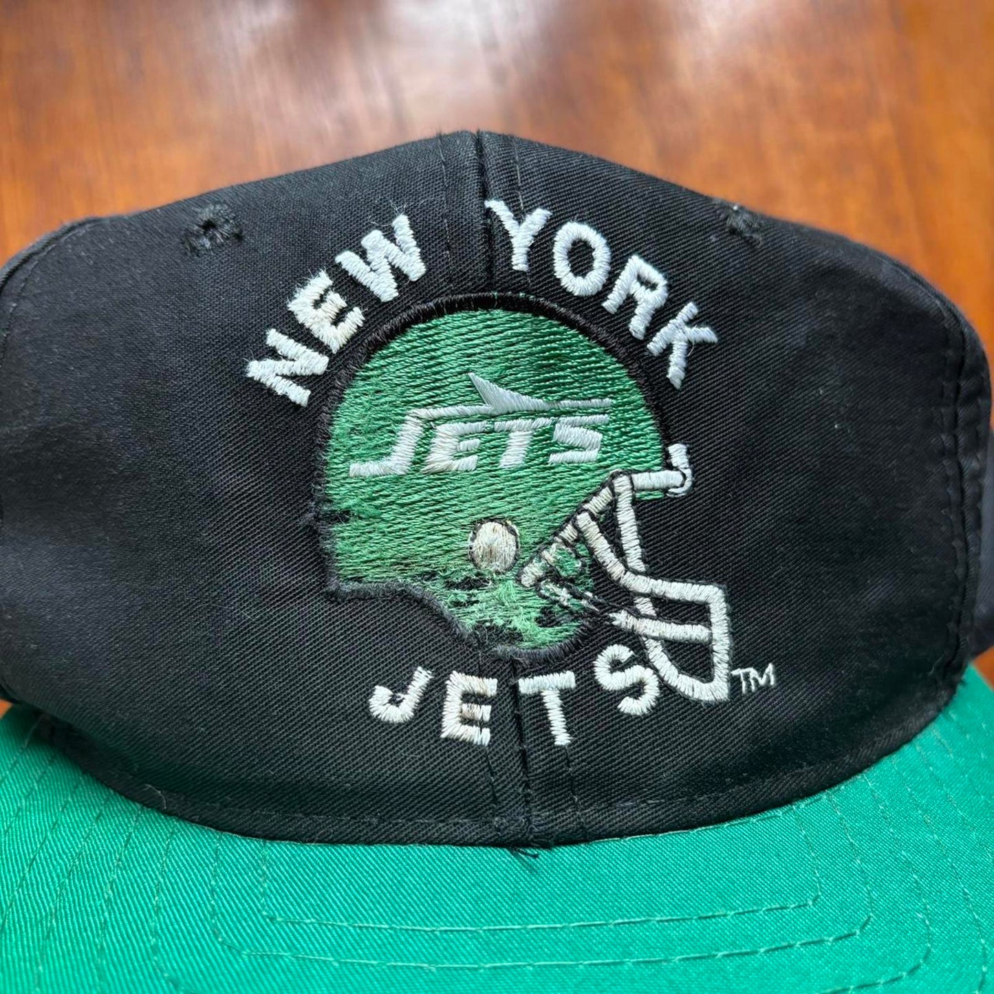 Vintage 90s USA New York Jets NFL American Football graphic cap