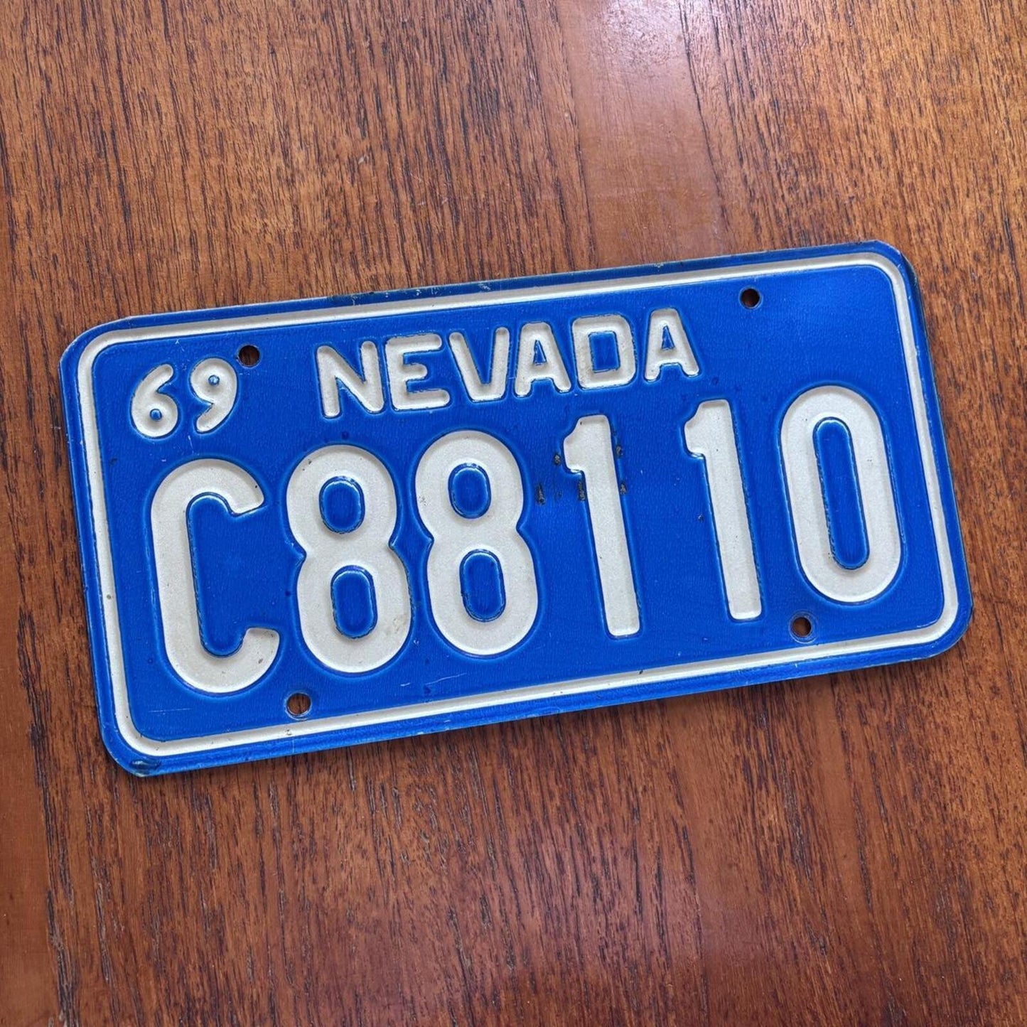 Vintage 60s USA Nevada state car automobile American license plate