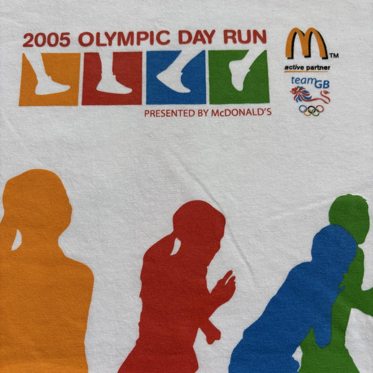 Vintage Y2K Olympic day run McDonald’s family fun running t-shirt