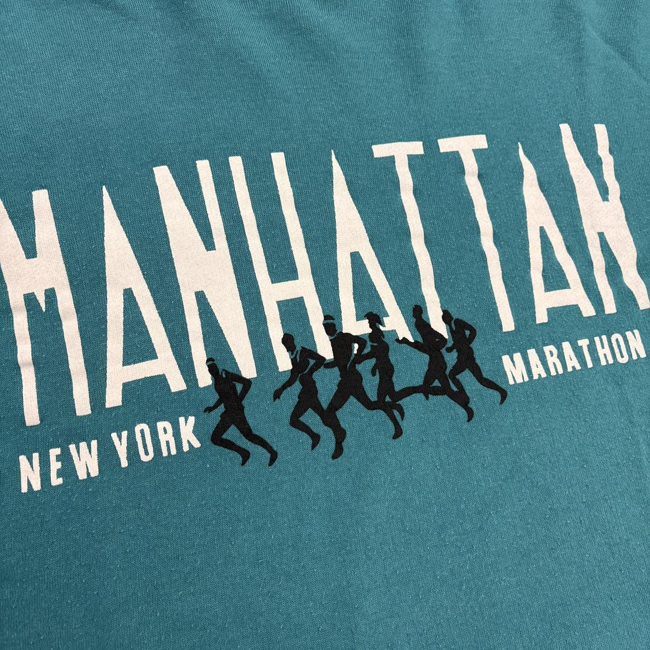 Vintage 90s USA New York Marathon race running graphic sweatshirt