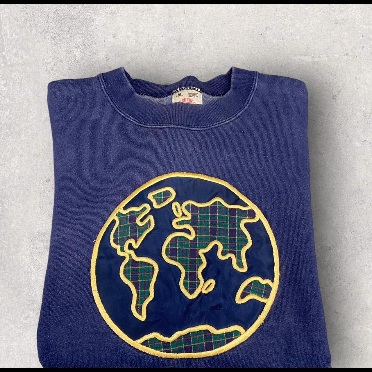 Vintage 90s USA IBM computers technology promotional embroidered sweatshirt