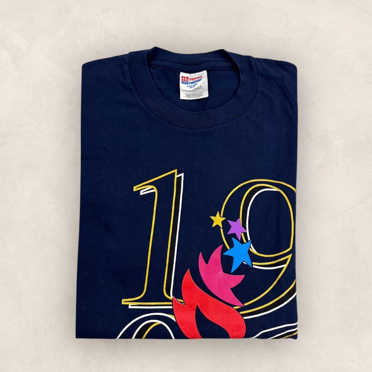 Vintage 90s USA Atlanta Olympics summer games athletics graphic t-shirt