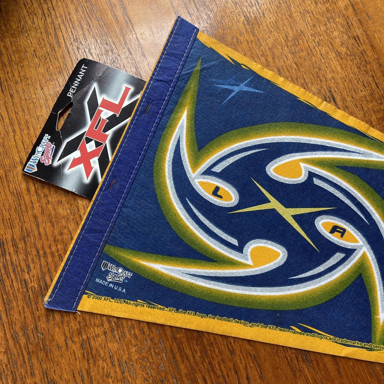 Vintage Y2K 2000s USA Los Angeles Extreme XFL American Football felt pennant