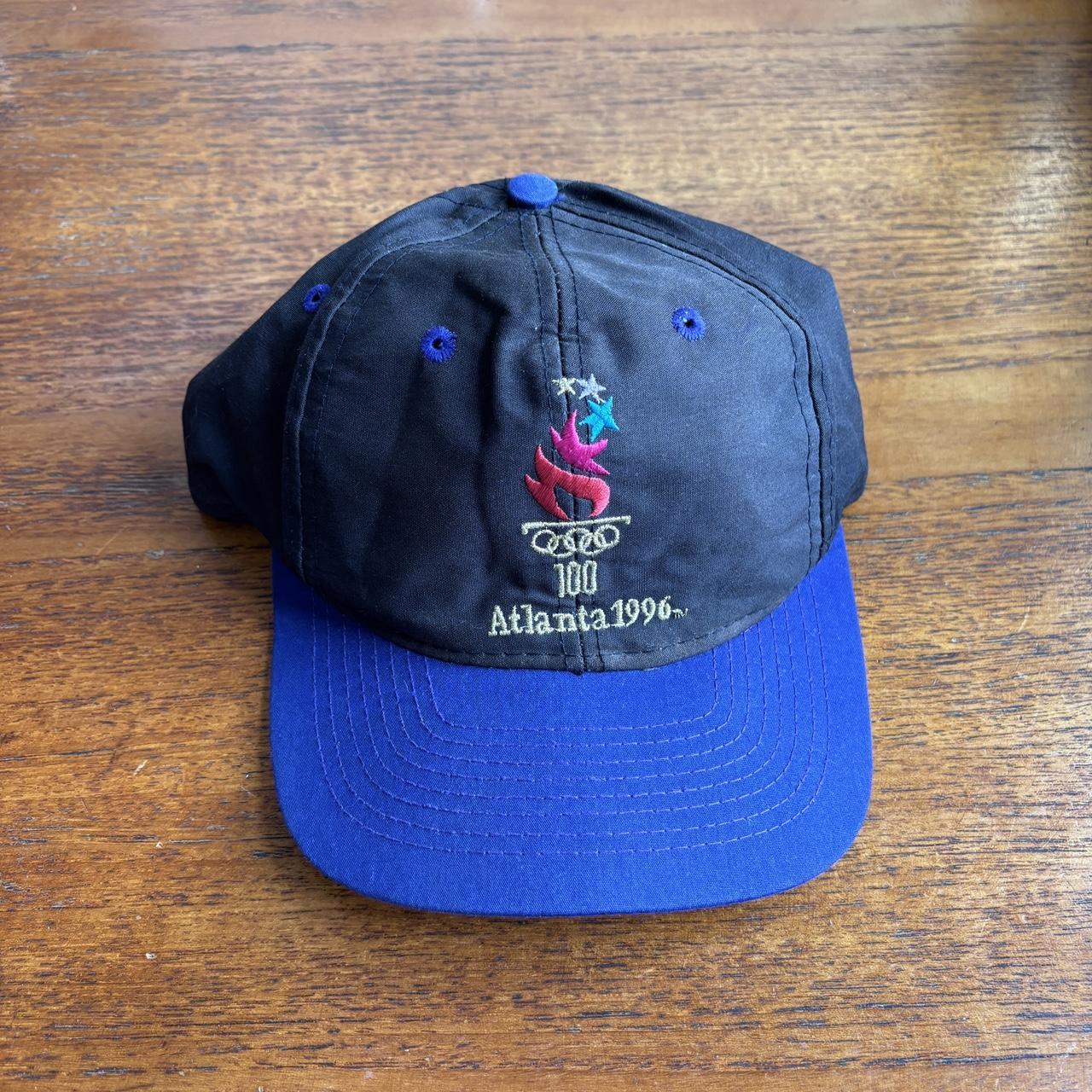 Vintage 90s USA Atlanta Olympics summer games athletics promotional baseball cap