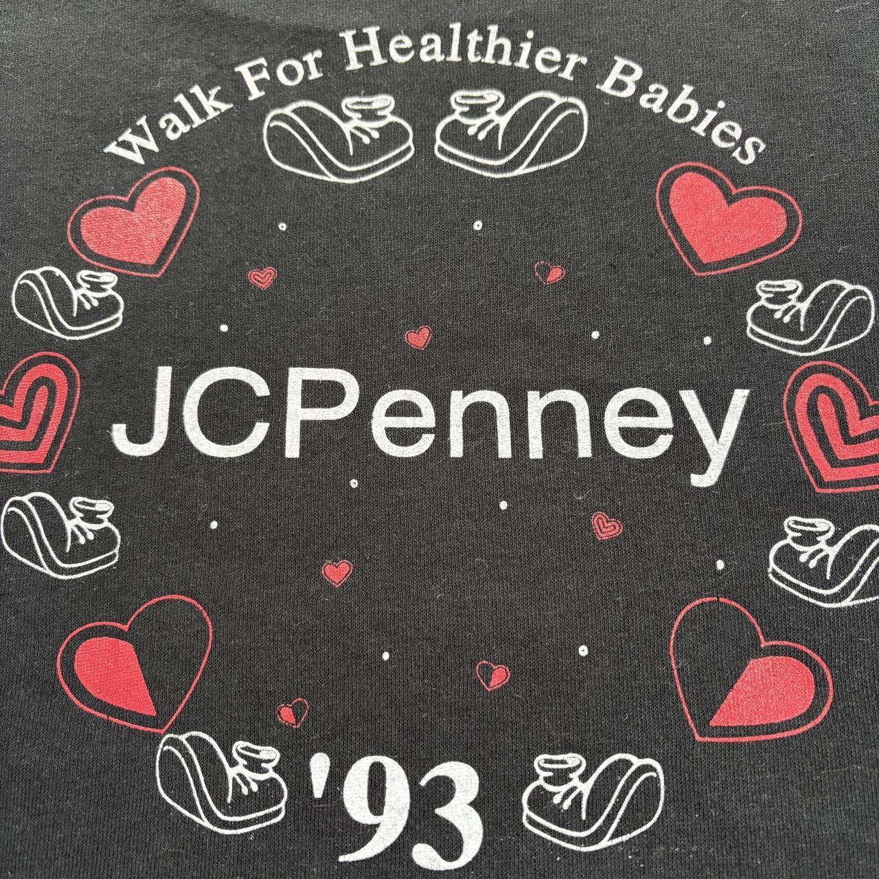 Vintage 90s USA March of Dimes walk America charity fundraiser JC Penney t-shirt