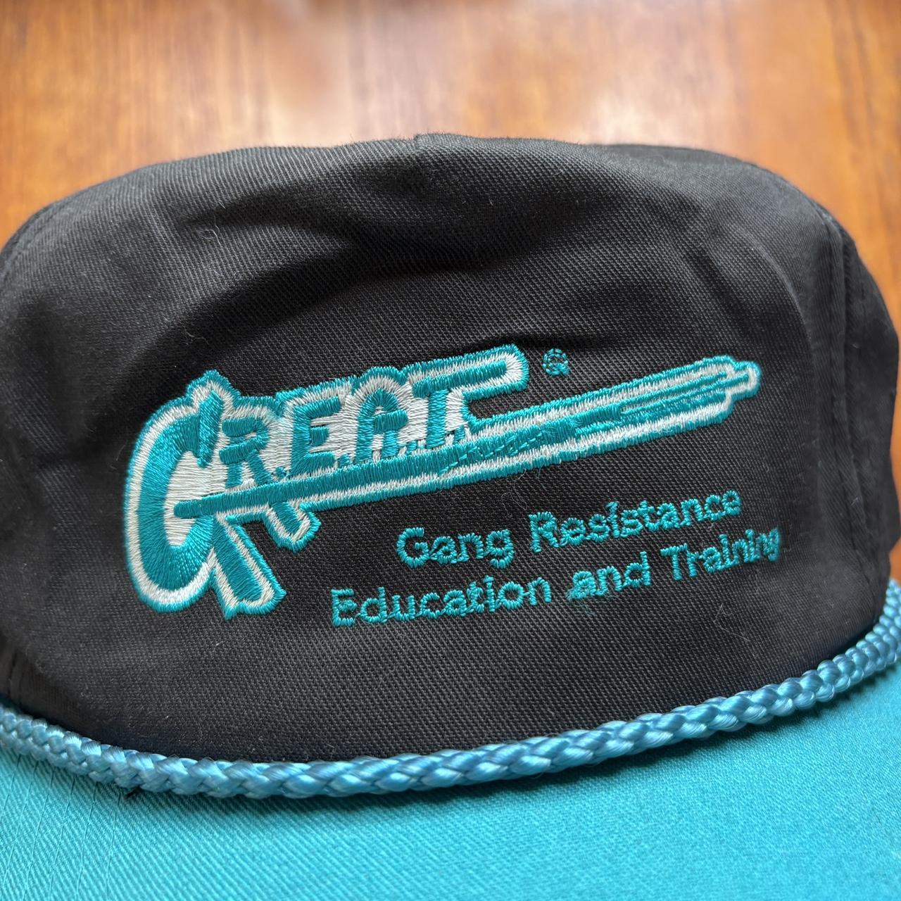 Vintage 90s USA Gang Resistance Education and Training baseball cap