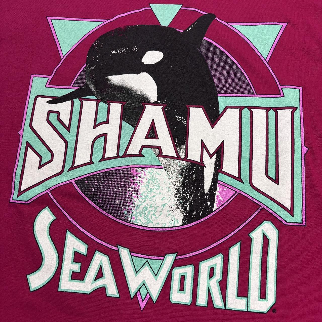 Vintage 90s USA Sea World Shamu theme park graphic t-shirt