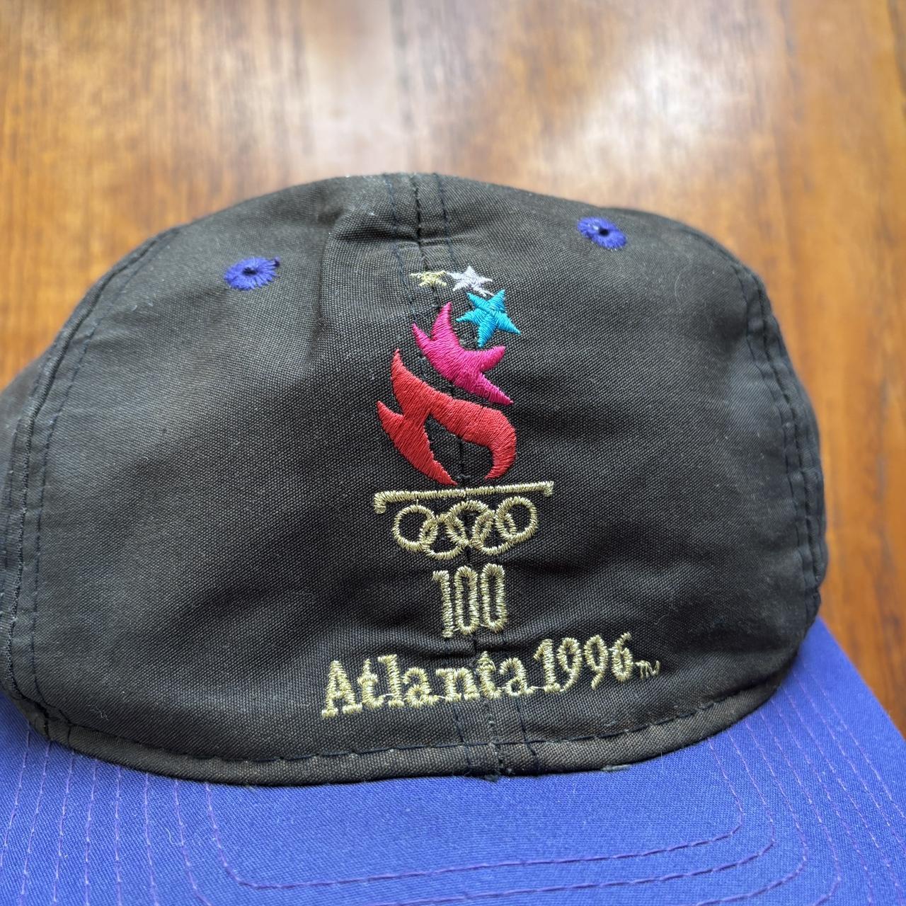 Vintage 90s USA Atlanta Olympics summer games athletics promotional baseball cap
