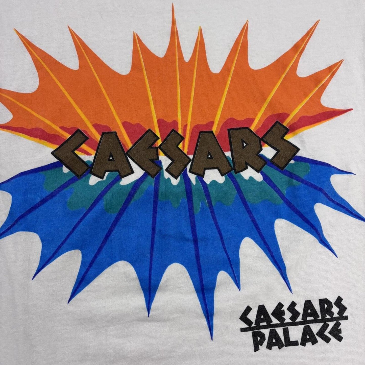 Vintage 90s USA Caesars Palace Las Vegas hotel casino souvenir t-shirt