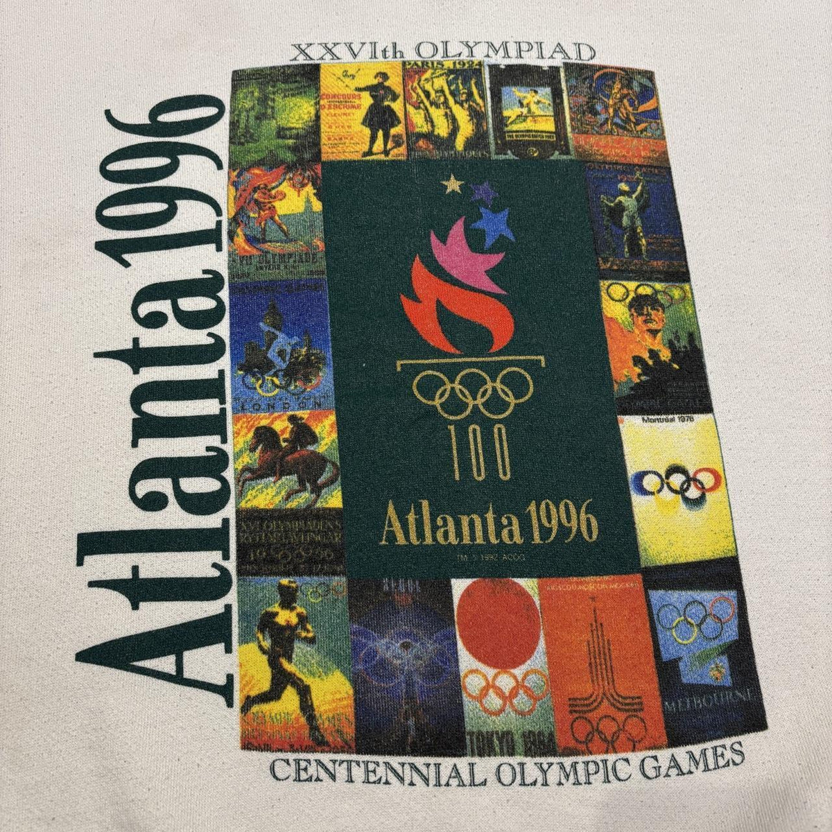 Vintage 90s USA Atlanta Olympics summer games athletics sweatshirt