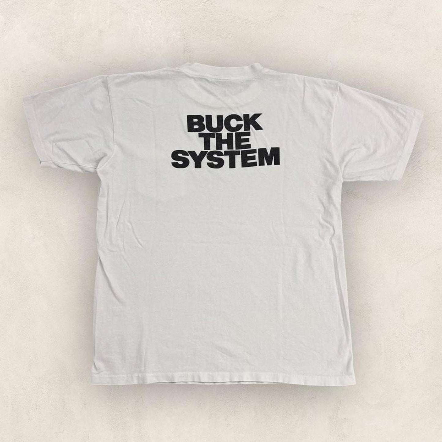 Vintage 90s USA Bucks cigarettes promotional pocket t-shirt