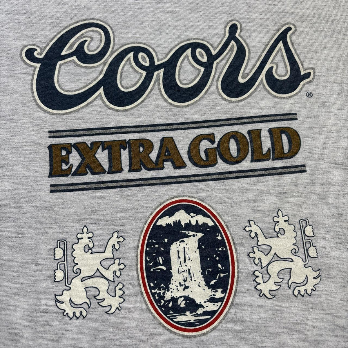 Vintage 90s USA Coors extra gold beer t-shirt