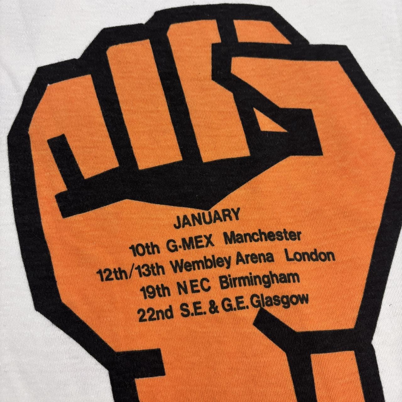 Vintage 80s Frankie Goes to Hollywood UK Tour band t-shirt