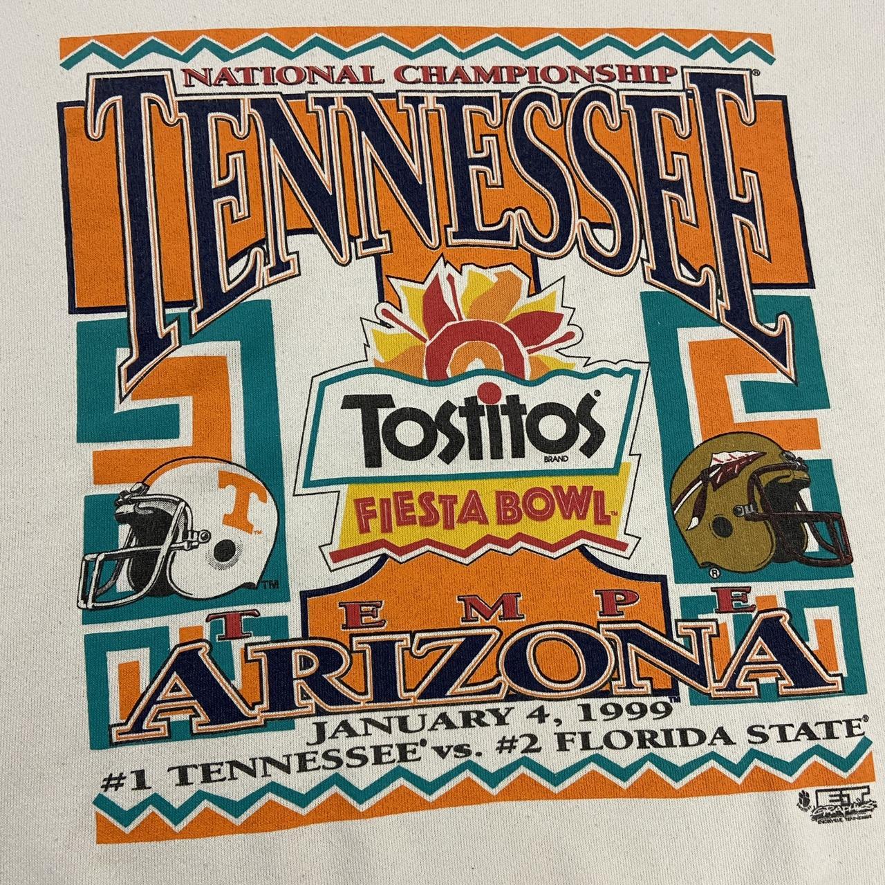 Vintage 90s USA Tennessee Fiesta Bowl American Football university varsity graphic sweatshirt
