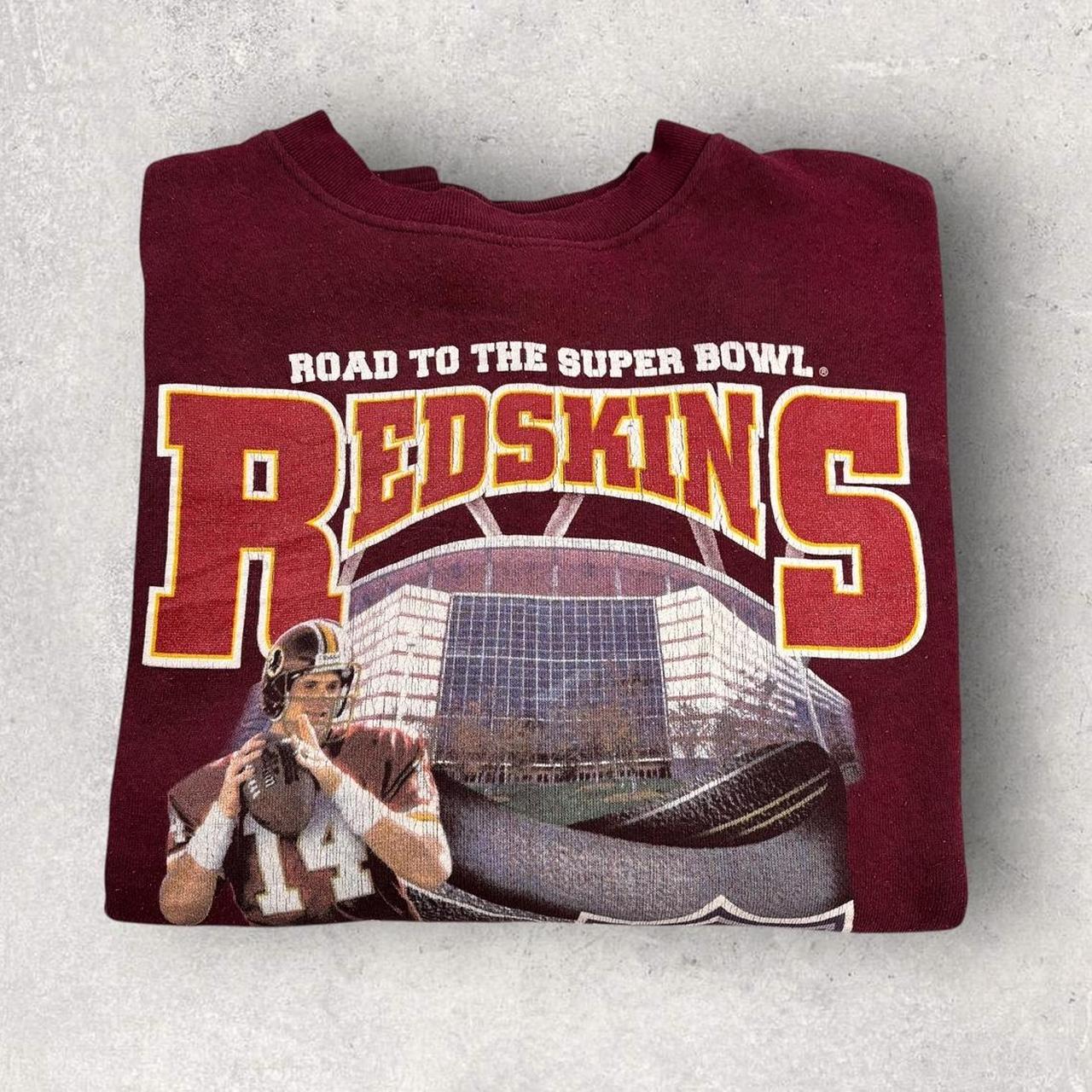 Vintage 90s USA Washington Redskins NFL American Football Super Bowl 34 graphic sweatshirt