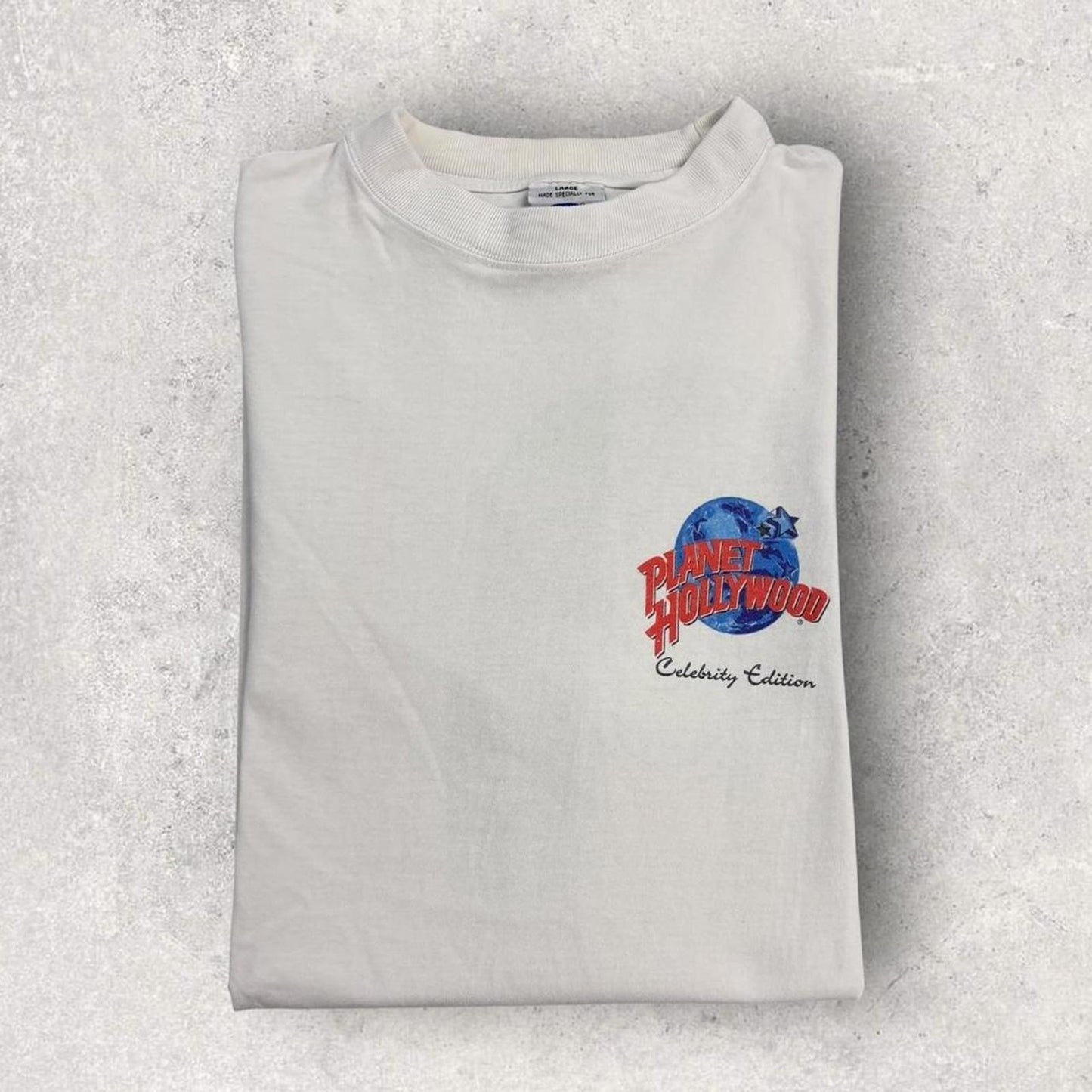 Vintage 90s USA Planet Hollywood celebrity edition Whoopi Goldberg movie t-shirt