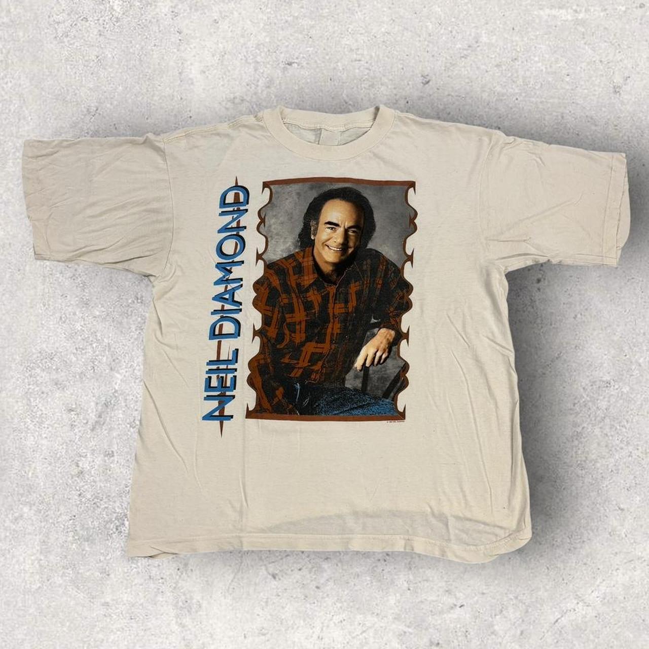 Vintage 90s USA Neil Diamond I Am I Said music band graphic t-shirt