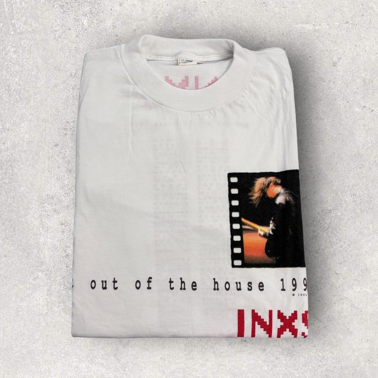 Vintage 90s USA INXS European tour rock band t-shirt