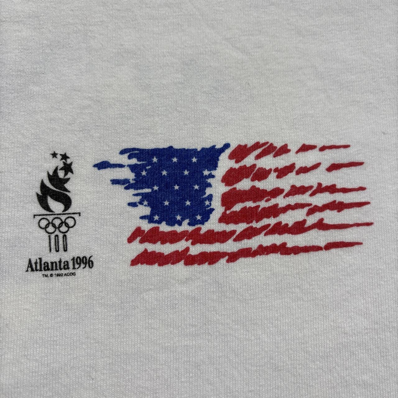 Vintage 90s USA Atlanta Olympics summer games basketball t-shirt