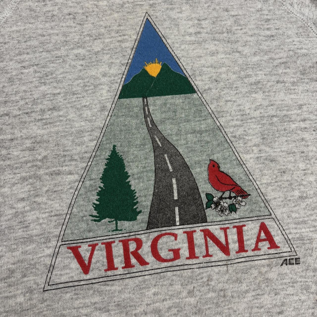 Vintage 90s USA Virginia state tourist souvenir graphic sweatshirt