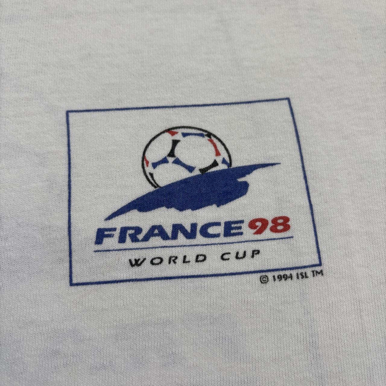 Vintage France 98 World Cup football tournament t-shirt