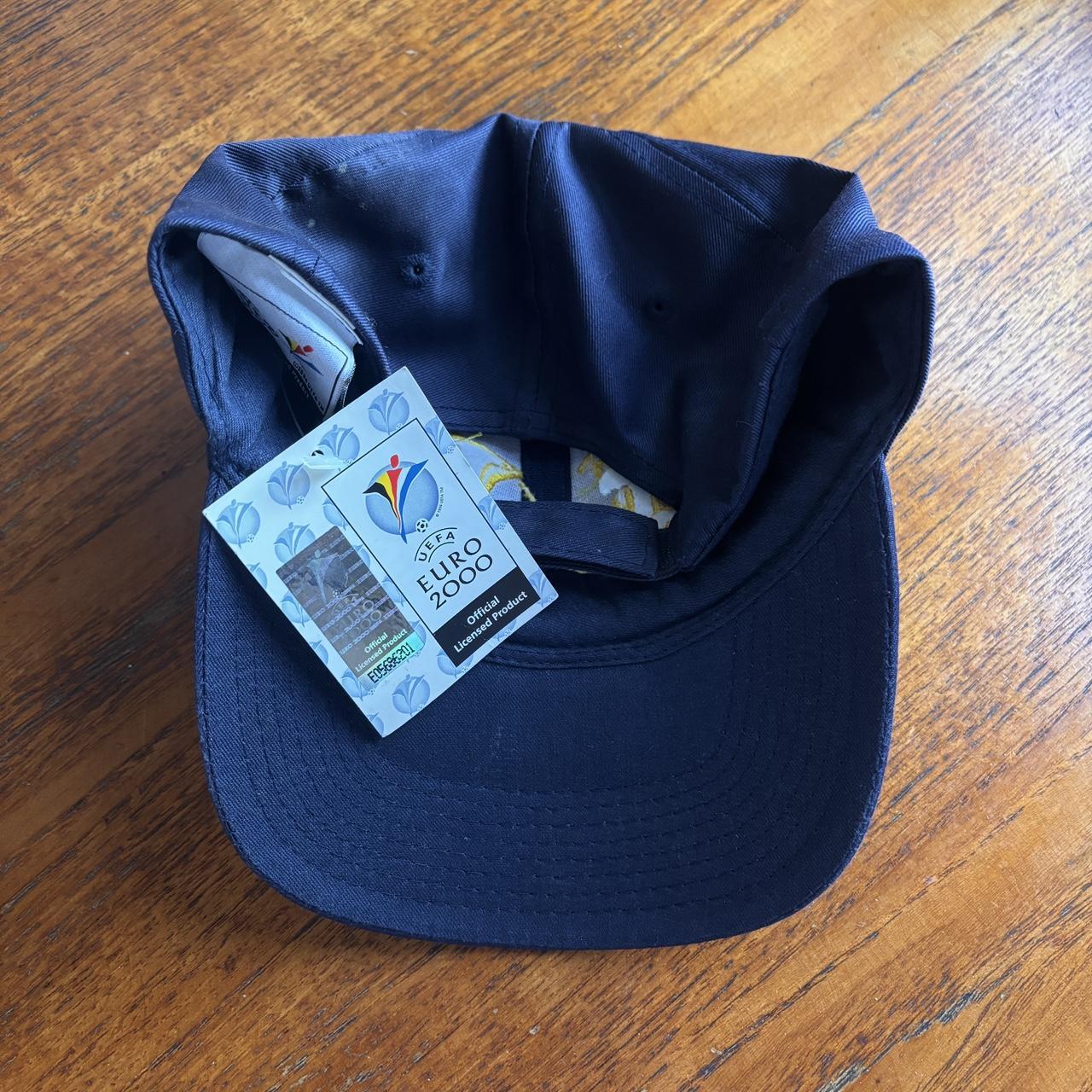 Vintage Y2K Euro 2000 football tournament graphic cap
