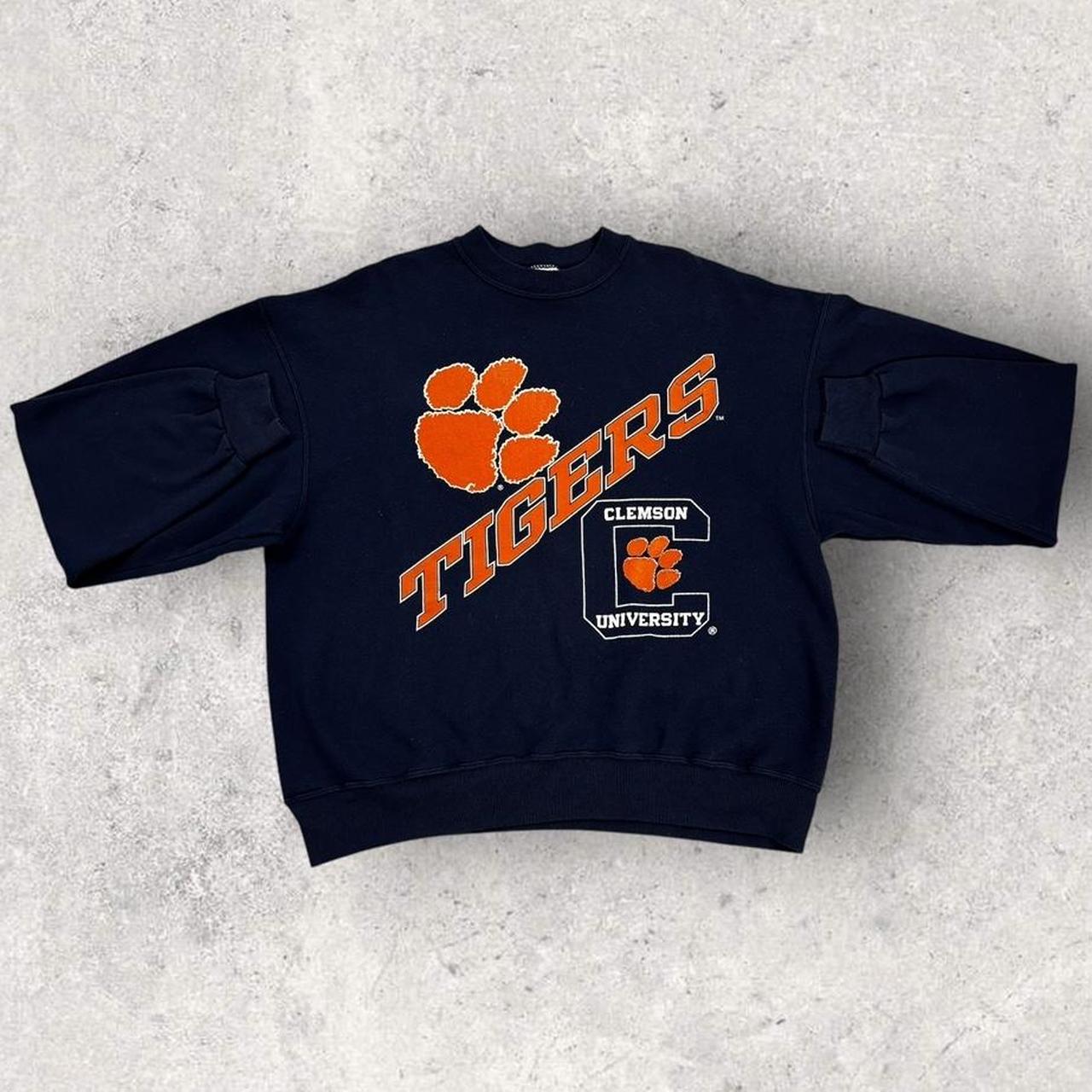 Vintage 90s USA Clemson Tigers South Carolina varsity American Football graphic sweatshirt