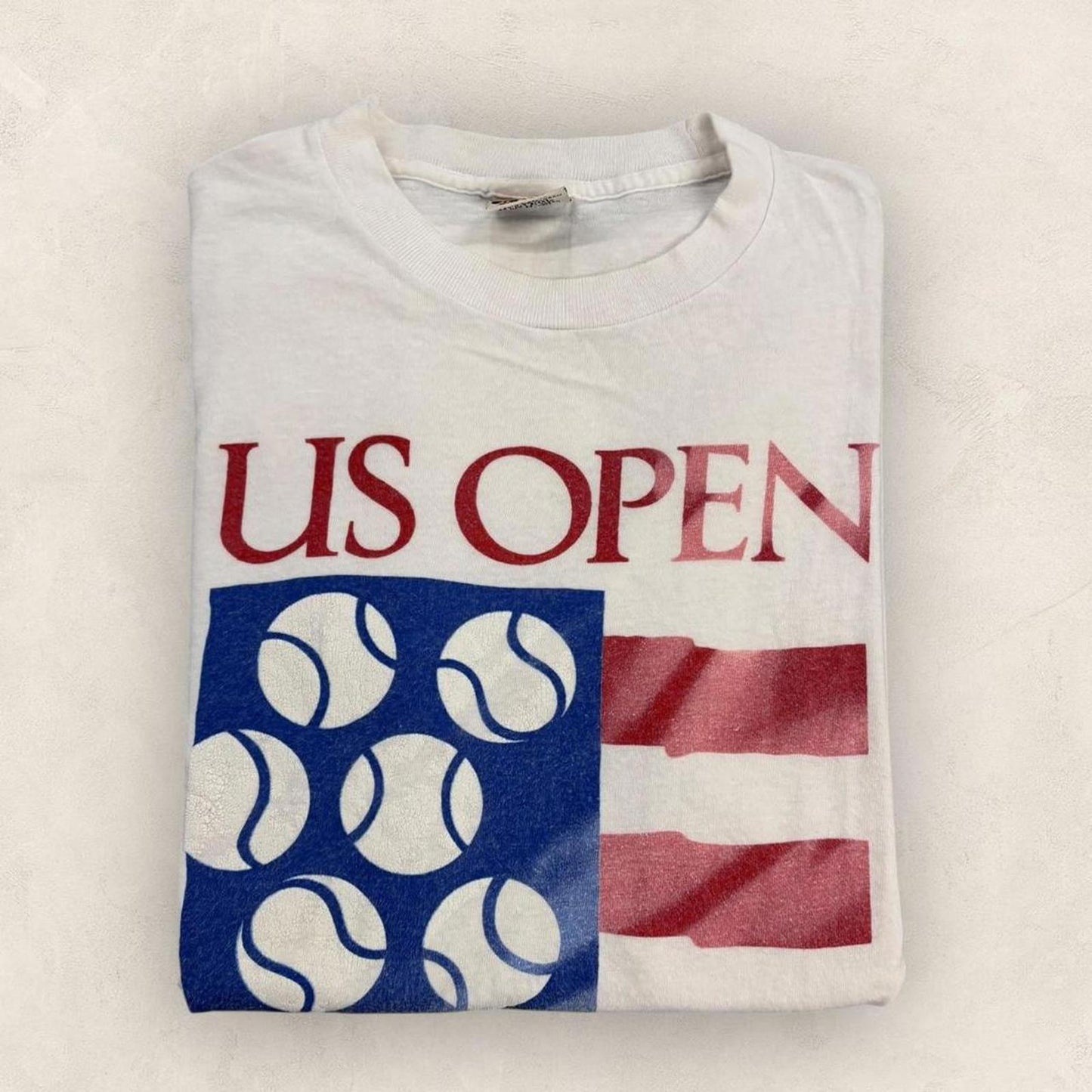 Vintage 80s US Open 1988 tennis tournament ATP Tour graphic t-shirt