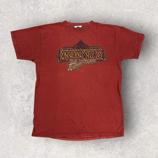 Vintage 90s USA Universal Studios Hollywood California theme park graphic t-shirt