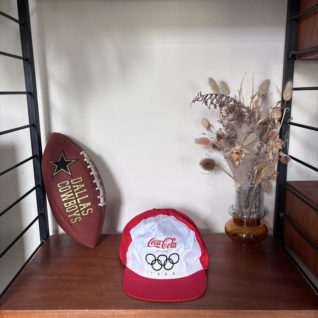 Vintage 80s USA Coca Cola Seoul Olympics summer games athletics baseball cap
