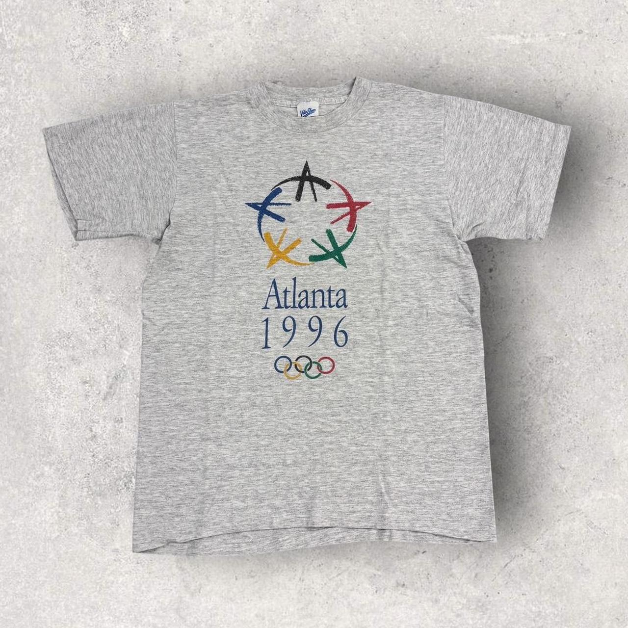 Vintage 90s USA Atlanta Olympics summer games athletics graphic t-shirt