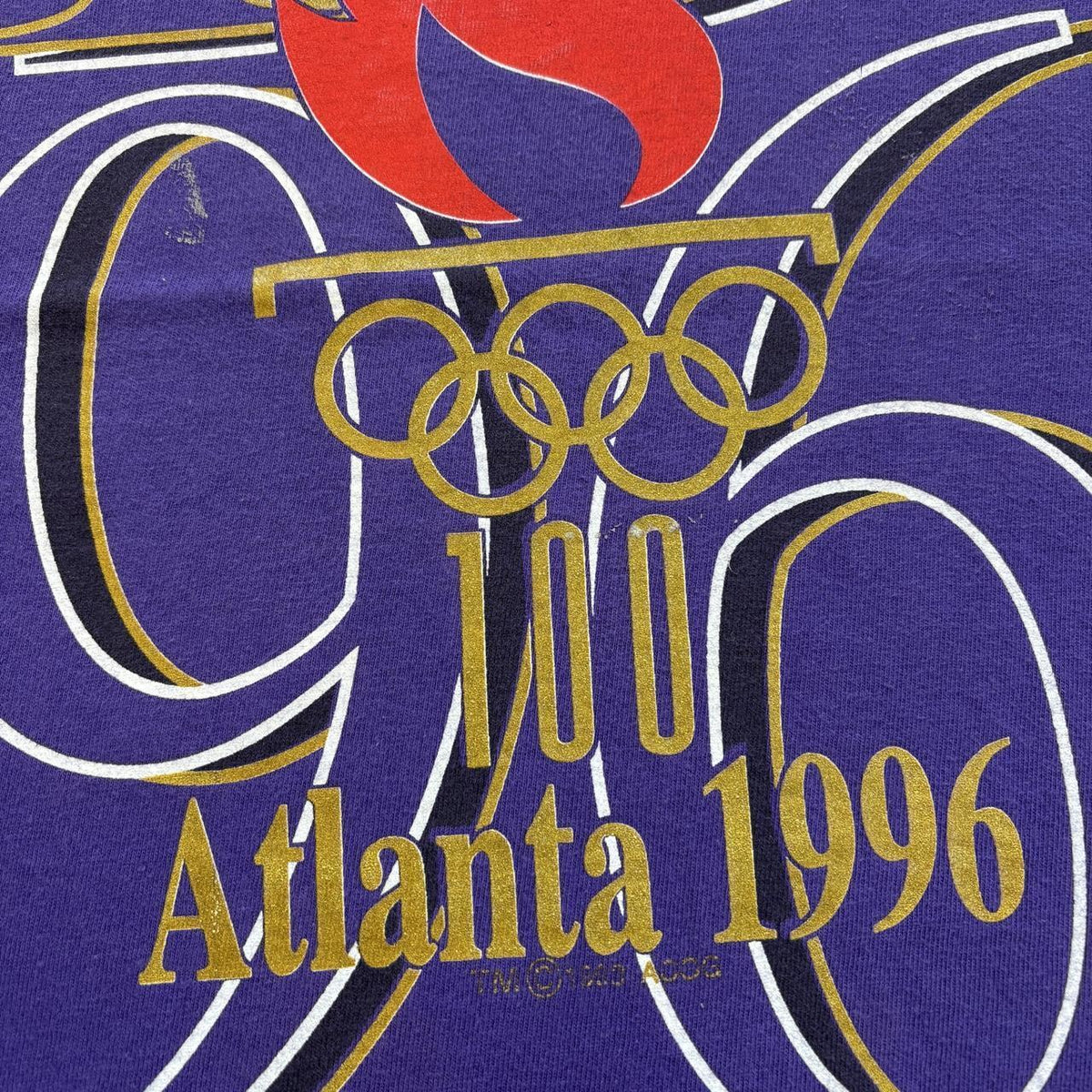 Vintage 90s USA Atlanta Olympics summer games athletics t-shirt