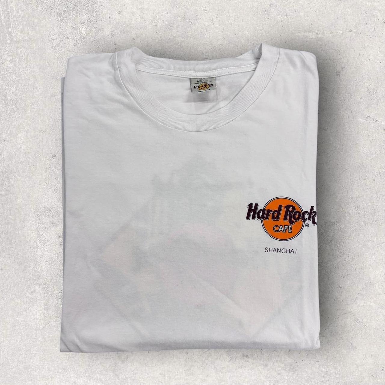 Vintage 90s Hard Rock Cafe Shanghai China bar restaurant graphic t-shirt