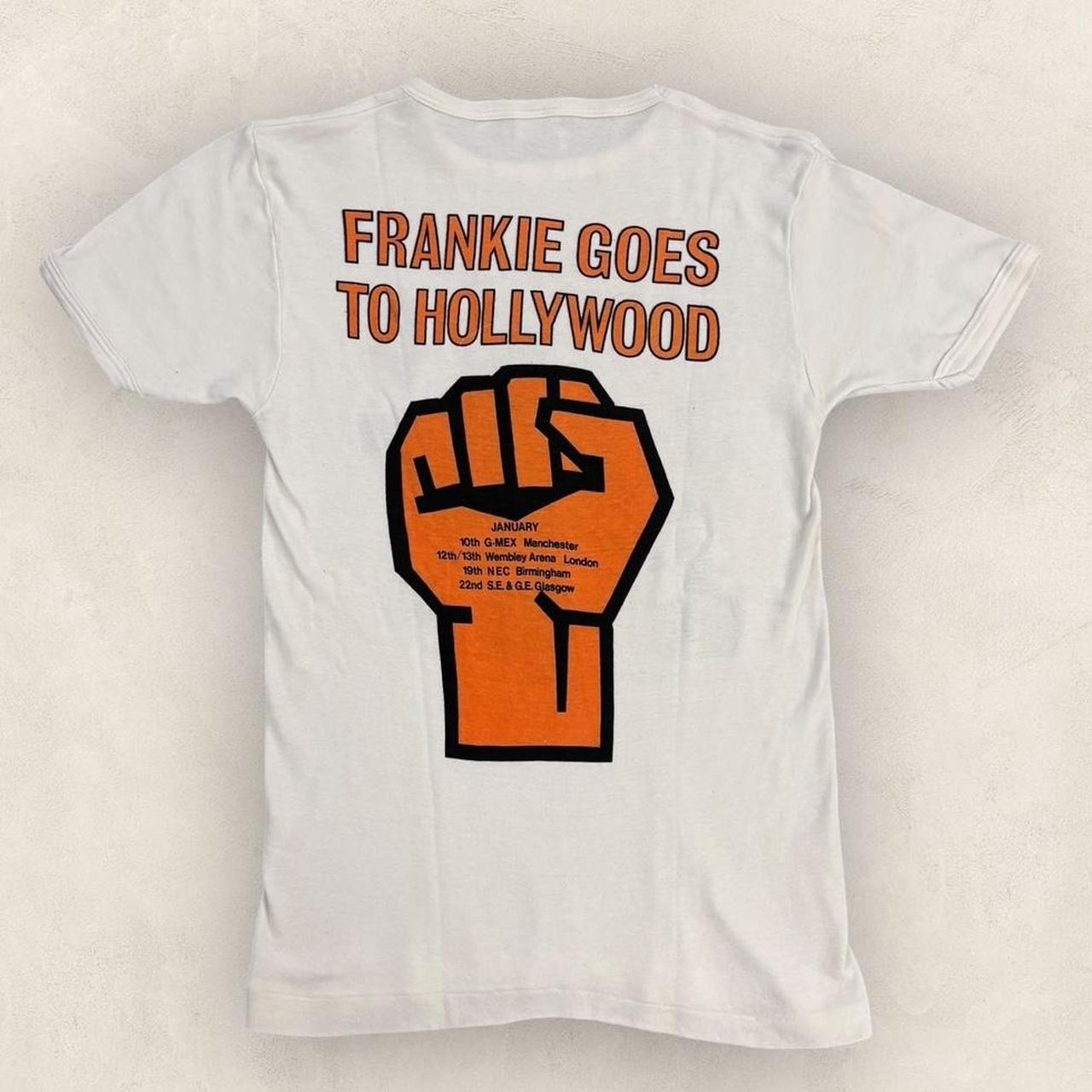 Vintage 80s Frankie Goes to Hollywood UK Tour band t-shirt