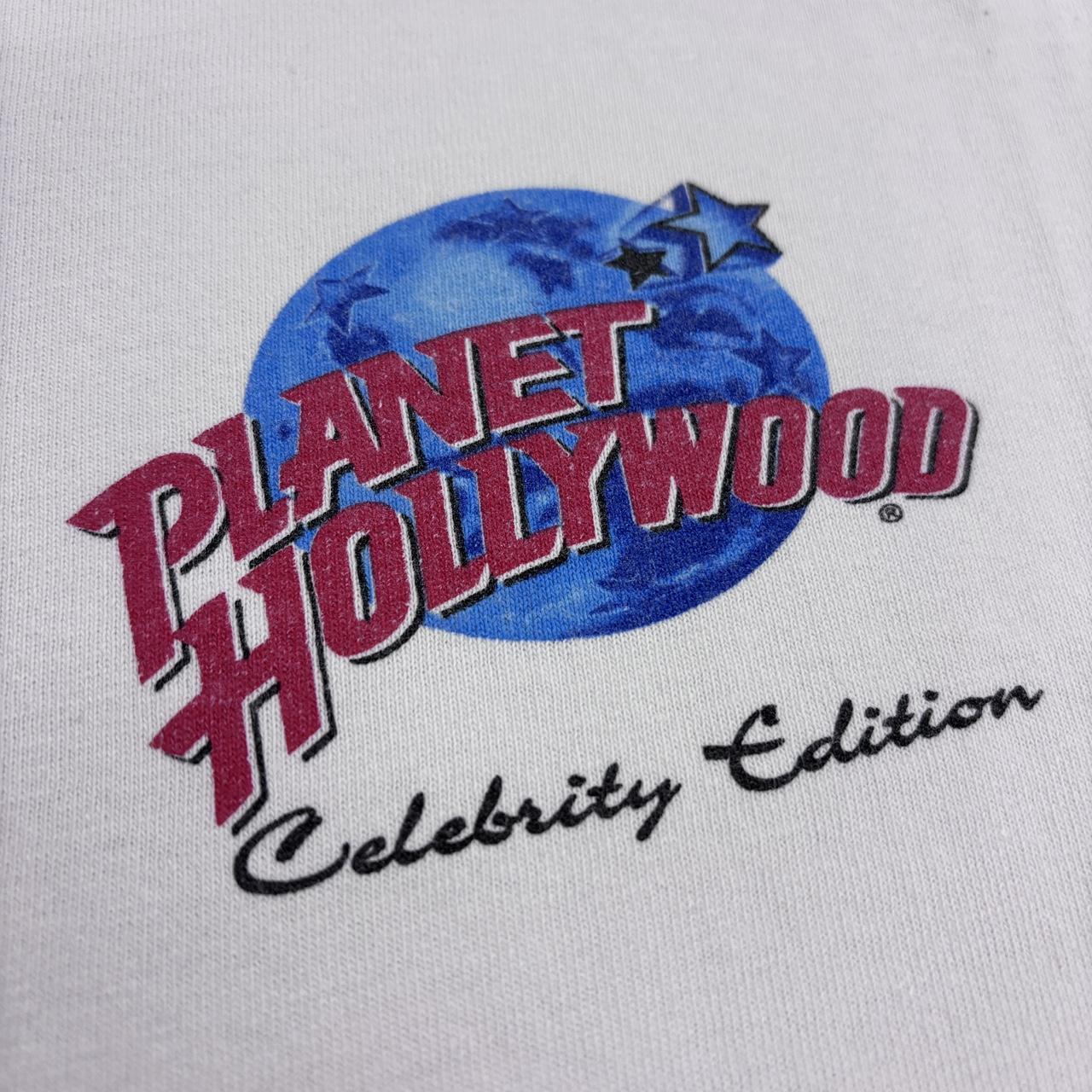 Vintage 90s USA Planet Hollywood restaurant Arnold Schwarzenegger graphic t-shirt