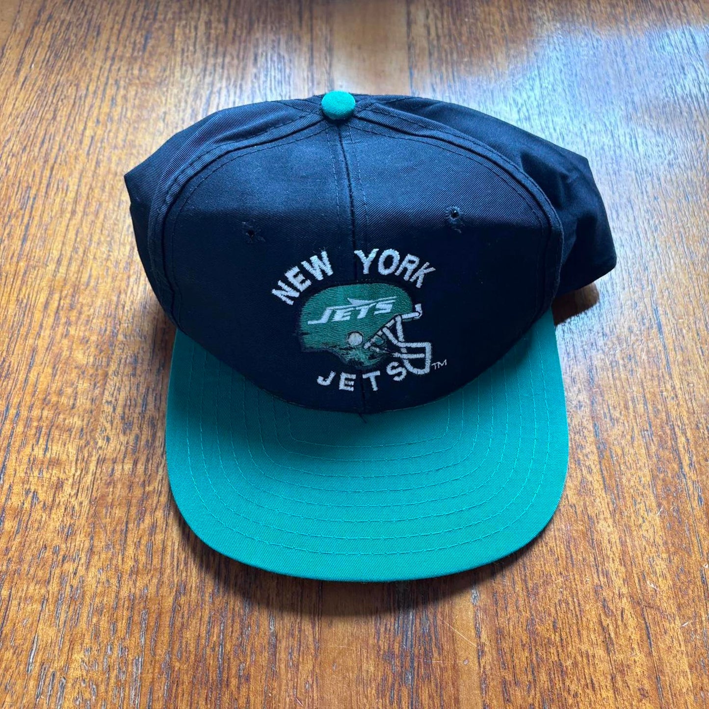 Vintage 90s USA New York Jets NFL American Football graphic cap