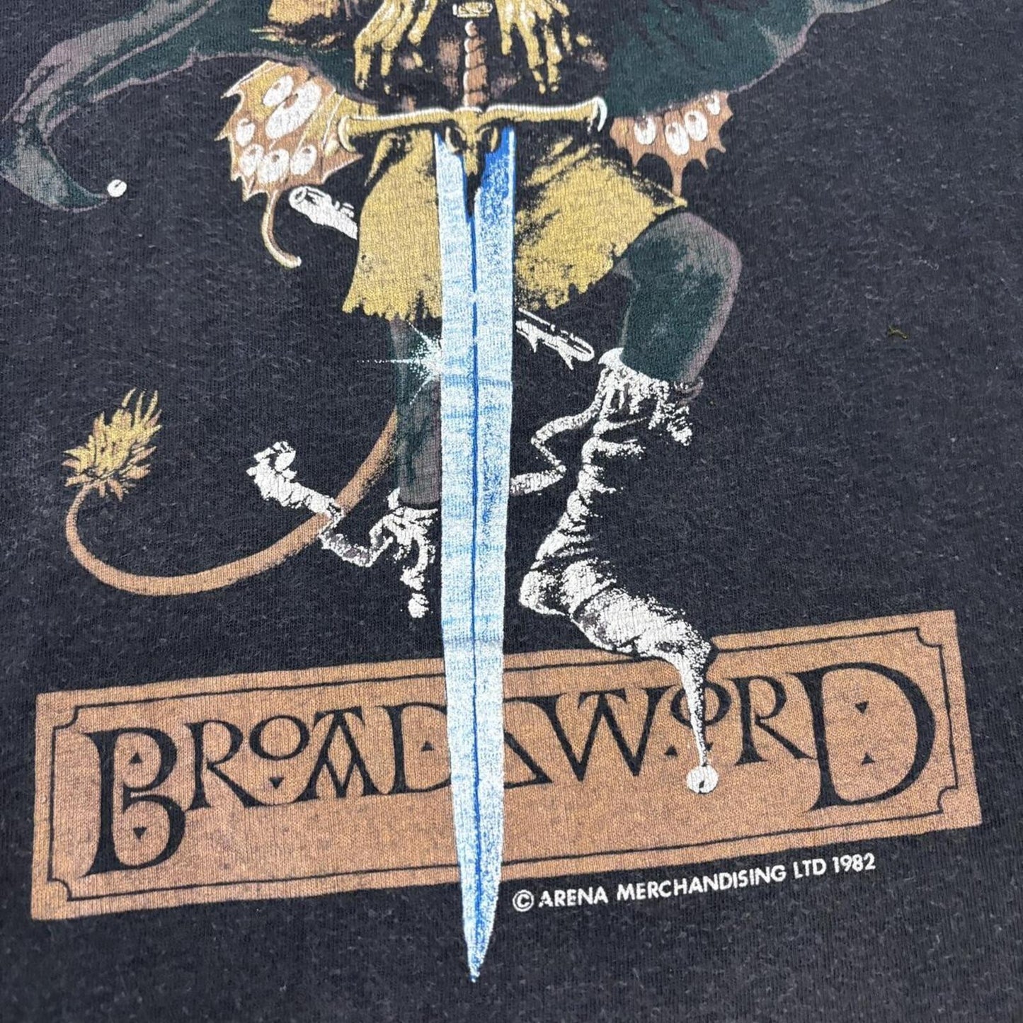 Vintage 80s Jethro Tull Broadsword And The Beast rock music band t-shirt
