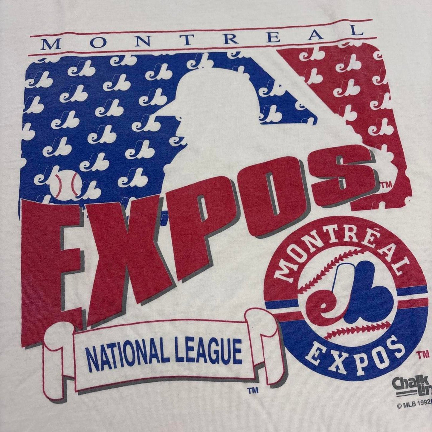 Vintage 90s Montreal Expos MLB Major League baseball Canada graphic t-shirt
