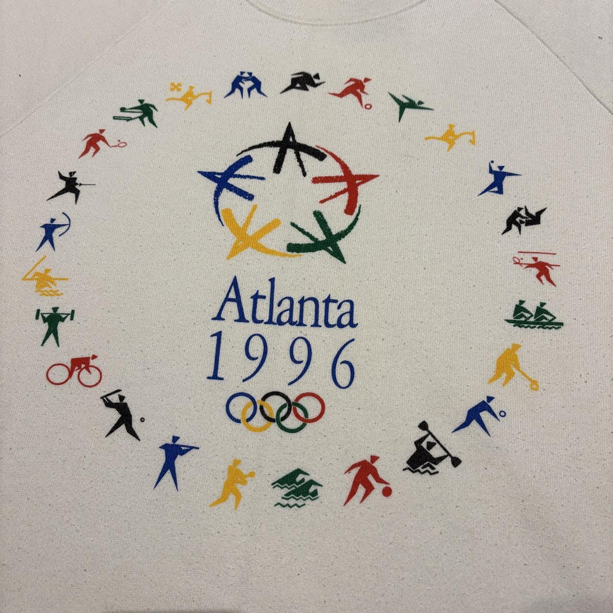 Vintage 90s USA Atlanta Olympics summer games athletics sweatshirt