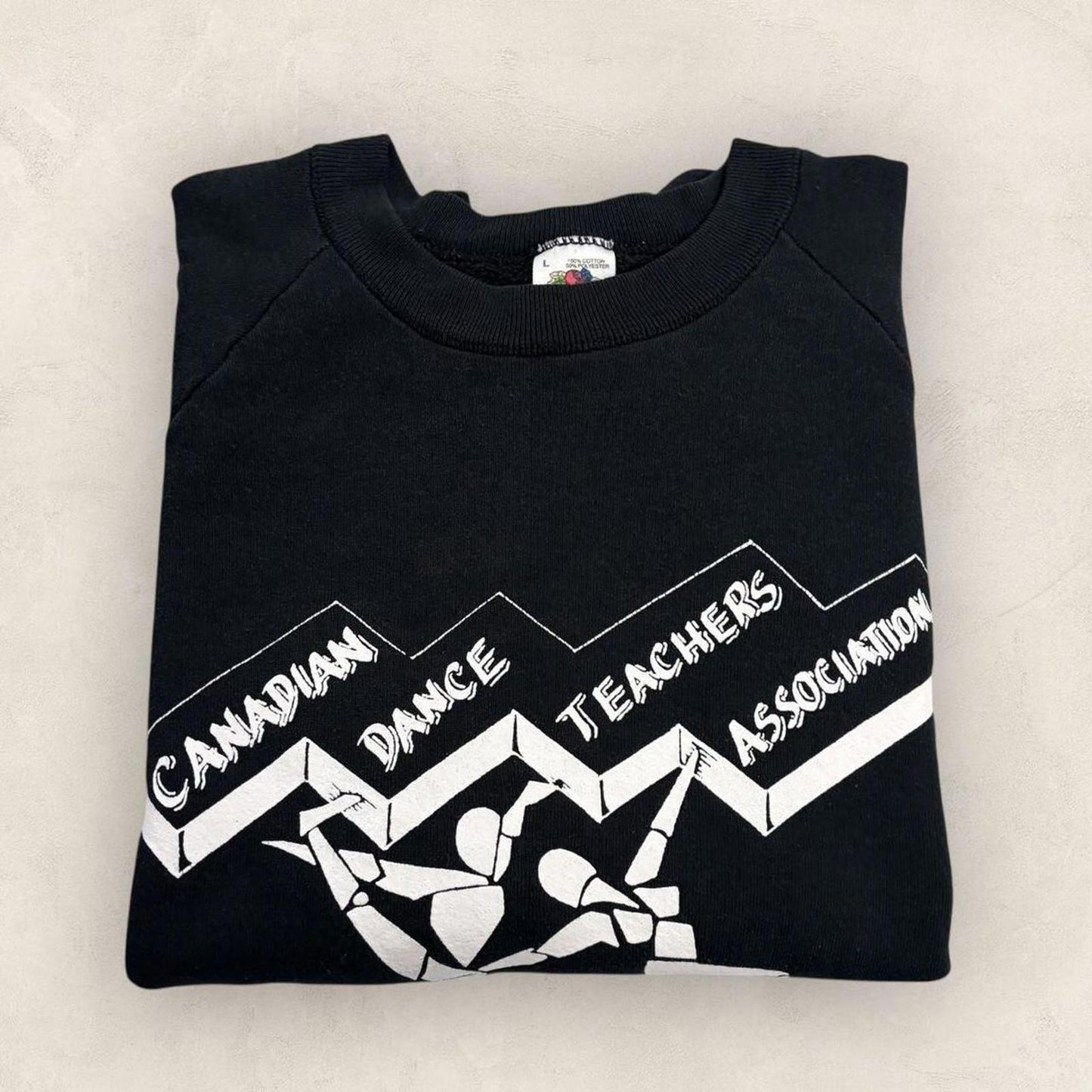 Vintage 90s Canadian dance teachers association graphic sweatshirt