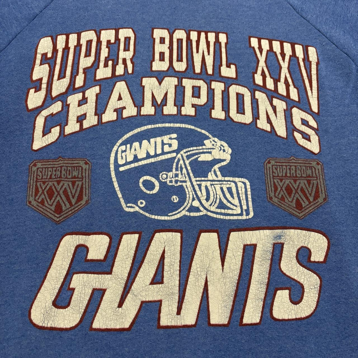 Vintage 90s USA New York Giants Super Bowl 25 NFL American Football sweatshirt