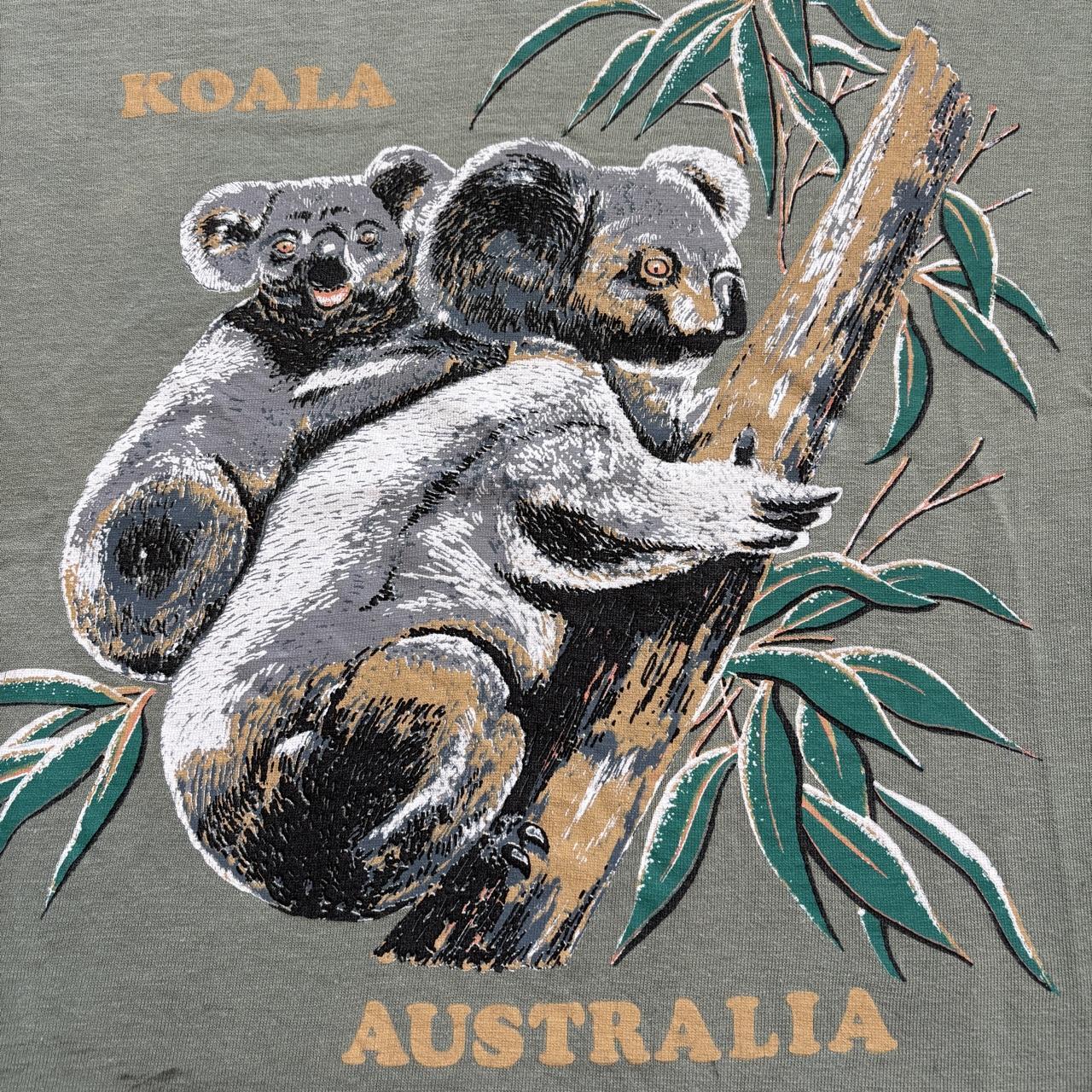 Vintage 90s Koala bears Australia nature wildlife t-shirt