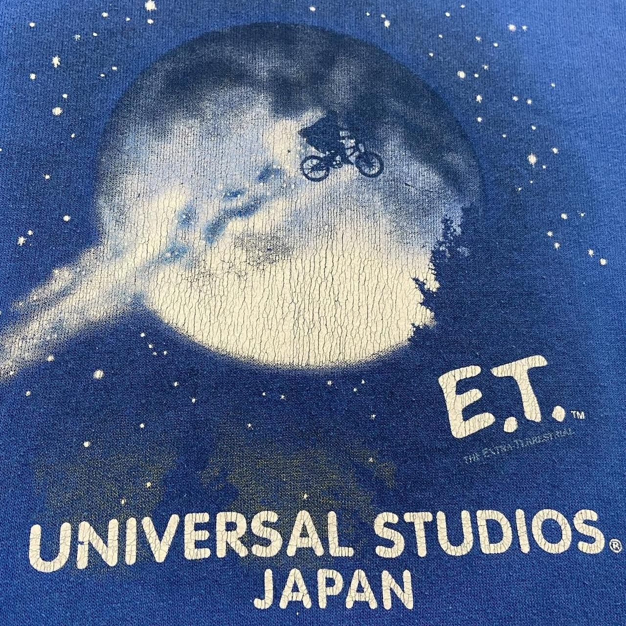 Vintage 90s Universal Studios Japan ET ride theme park promotional sweatshirt