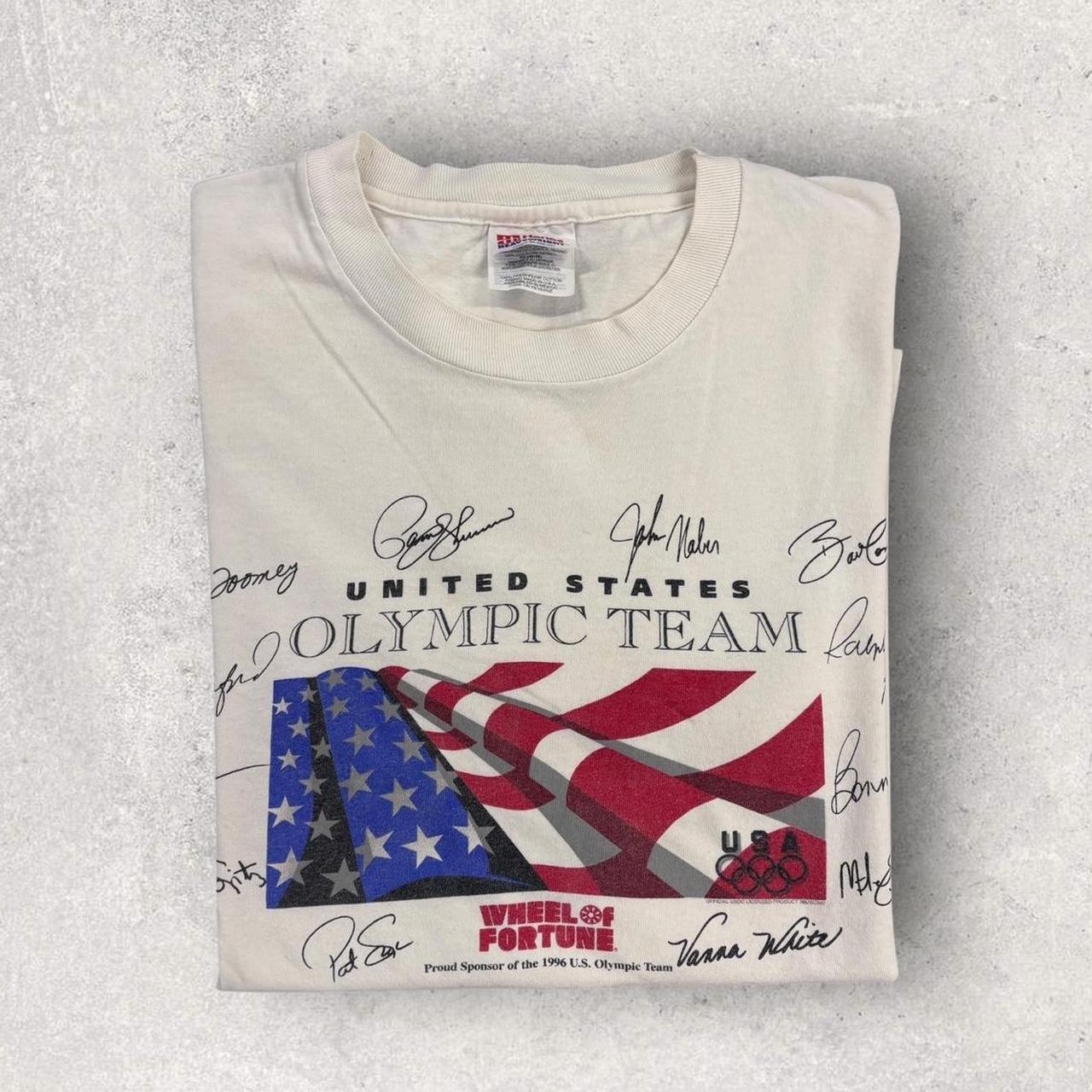 Vintage 90s USA Atlanta Olympics team summer games athletics graphic t-shirt