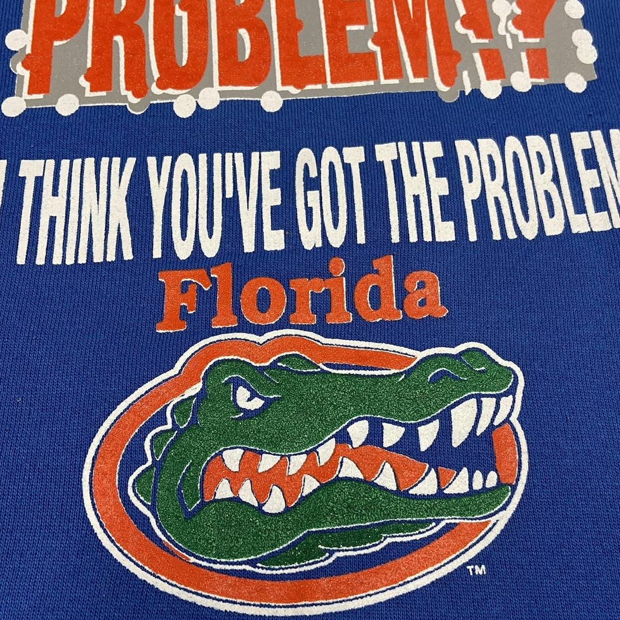 Vintage 90s USA University of Florida Gators varsity American football promotional sweatshirt